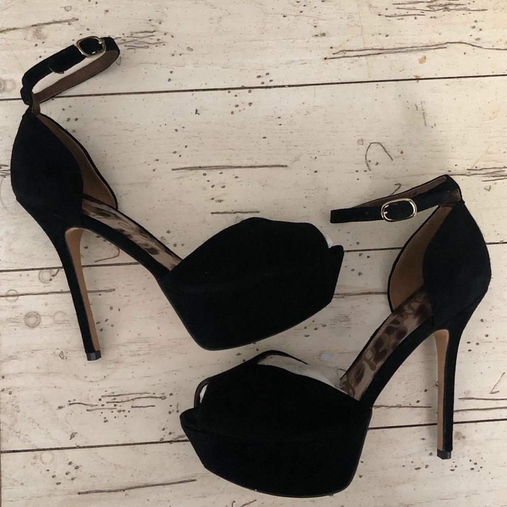 Sam Edelman Marina in Black Suede